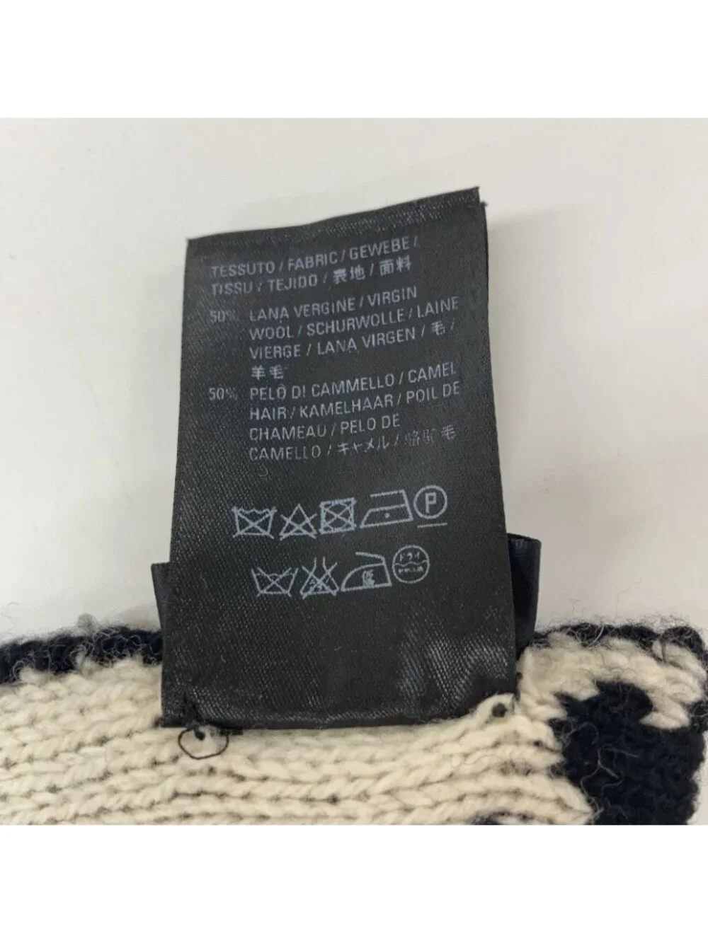 Balenciaga Logo Scarf Black